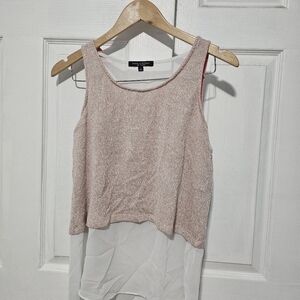 Green Envelope Sleeveless Blouse – Light Pink